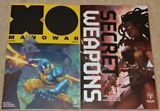 X O Manowar Soldier #1 Secret Weapons #1 ( 2 comics) Valiant 2017 1st Prints NM picture
