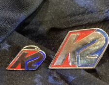 K2 Sports Lapel Pins- Silver Winter Sporting Goods Badge Pin picture