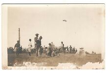 Postcard RPPC Army Bi-Plane Behind the Stone Fence Lot of 2 Military Antique picture