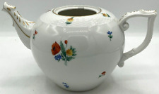 Vintage Herend Hungary 1940 Teapot Hand Painted Flowers 601 Wildflowers - NO Lid picture