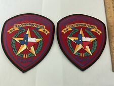 Texas Highway Patrol collectable Patch Set 2 pieces picture