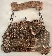 Vintage 1200 Jahre Altleiningen Dark Wattenheim German Hiking Medal Award picture