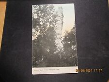 POSTED 1910 TOWER ROCK, CAMP DOUGLAS, WIS. POSTCARD picture