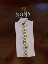 Vintage NONY New York Horse Button Covers picture