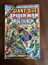 Giant-Size Spider-Man #5 Marvel Comics 1975 and & Man-Thing / The Lizard picture