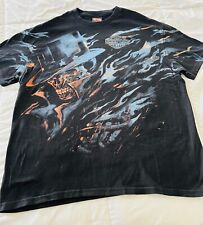 Harley Davidson T Shirt Mens ~ XL ~ Big Skeleton Skull Logo Print, Albert Lea MN picture