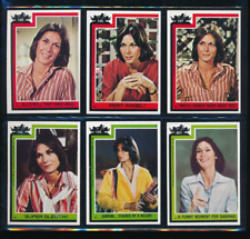 Lot (6) 1977 Topps Charlie's Angels #199 196 etc  Kate Jackson Sabrina (GQ79) picture