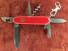 Victorinox Red Weekender, Serrated Spartan,  Swiss Army Pocket Knife & Keychain picture