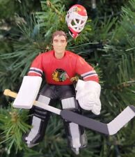 Ed Belfour Chicago Blackhawks Hockey NHL Xmas Tree Ornament Holiday vtg Jersey  picture