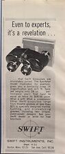Swift Instruments Sportster Binoculars Hunting San Jose CA Vintage Print Ad 1965 picture