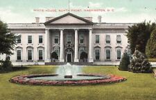c.1907-15 White House North Front Washington D.C. Hand Colored Postcard 2T6-300 picture