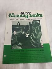 Original M&W Missing Links Tractor Brochure John Deere Case IH Oliver Massey picture