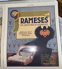RARE 1916 Rameses Cigarettes Ad Life Magazine Rare Philadelphia picture