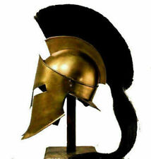 300 Spartan The King Liondas Medeival Knight Black Plume Designer Handmade Gift picture
