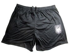 Vintage German Army Black Gym shorts 1990s military sports athletics BW eagle picture
