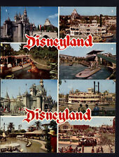 LOT of TWO - DISNEYLAND multi view 1958-1963 * Posted to CANADA message stamps picture