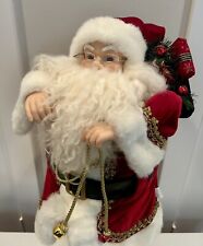 Holiday Living Christmas Santa Claus Music, Lights, Motion, 28in, Original Box picture