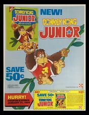 1983 Ralston Donkey Kong Junior Flavored Cereal Circular Coupon Advertisement picture