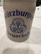 Vintage German Wurzburger Stoneware Beer Stein Mug picture