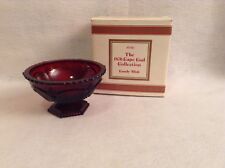 Avon Cape Cod Vintage Collection Red Candy Dish In Original Box Collectible MCM picture