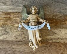 Vintage Fontanini 5” Scale Nativity Gloria Angel Depose Italy Wall Hanging picture