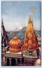 TUCK Oilette~ BENARES The Golden Temple Varanasi INDIA Postcard picture