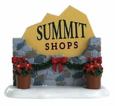 Lemax Christmas Village Summit Sign 84364 Shops Retired Alpine Village picture