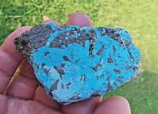 Kerman Turquoise With Pyrite Slab, 100% Natural Stone, Not Stabilized, 0.121 kg picture