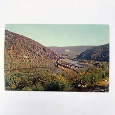 Postcard West Virginia Harpers Ferry WV Three State View 1960s Unposted Chrome picture