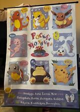 vintage 1990s Pokemon banner / flag / wall hanging / tapestry picture