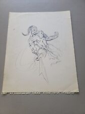 Comic Artist Al Milgrom Original Art Sketch Signed Drawing 1970s RARE Marvel DC picture