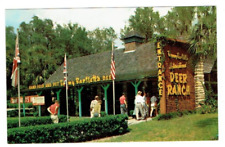 Entrance Tommy Bartlett's Deer Ranch Silver Springs Florida FL Postcard Unposted picture
