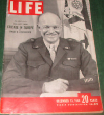 DEC 13 1948 LIFE Magazine EISENHOWER CRUSADE IN EUROPE ON THE Cover  Very Good picture