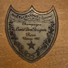 Cuvee Dom Perignon Rose Vintage 1982 Wooden Champagne Bottle Box picture