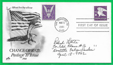 Robert Hite Doolittle Raider SIGNED Patriotic First Day Cover 1981 SHARP picture