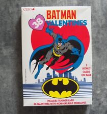 Vintage 1990 DC Comics Batman Valentine's Day Card NIB picture