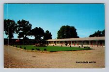 Napoleon OH-Ohio, Pine Lodge Motel Advertising, Vintage Souvenir Postcard picture