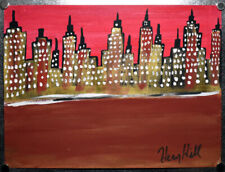 Goodfellas Gangster Wiseguy Henry Hill Authentic Original Art NYC Skyline #10 picture