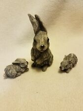 Lot Of 3 Bunny Rabbit Figurines picture