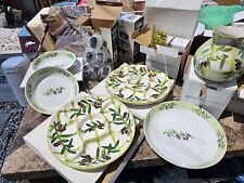 Vintage Olive Dining Plates Glasses Cup Cooking A Lots Price 4 All By Boydgaming picture