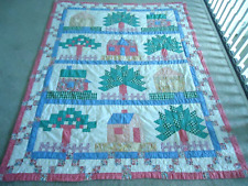 Vtg Arch Handmade Twin Patchwork Quilt picture