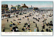 1906 Bathing at Revere Beach Medford MA Williamsburg MA Posted Postcard picture