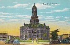c1930 Court House, Paris, Illinois. Linen Unposted picture