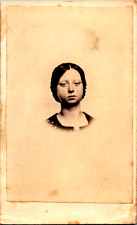 Antique c1860s CDV Photograph Woman Near Bowery New York by Hallett picture