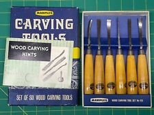 Boxed Set Of Vintage Carving Tools By 