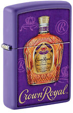 Zippo Crown Royal Design Purple Matte Windproof Lighter, 48749 picture