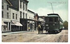 Sodus New York c.1910 Trolley Station Depot Postcard Nellie Firock? picture