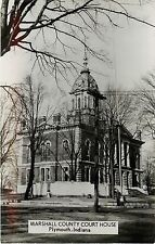 c1960 Real Photo Postcard; Marshall County Court House, Plymouth IN Unposted picture