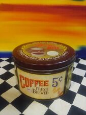 Mr. Coffee Empty 1980s Collectible Tin Filter / Coffee Storage Canister picture