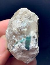 214 Cts Top Quality Green Tourmaline Crystal With Quartz  From Afghanistan picture